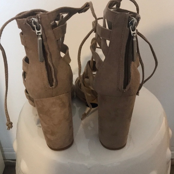 dolce vita suede heel sandals - Picture 4 of 4